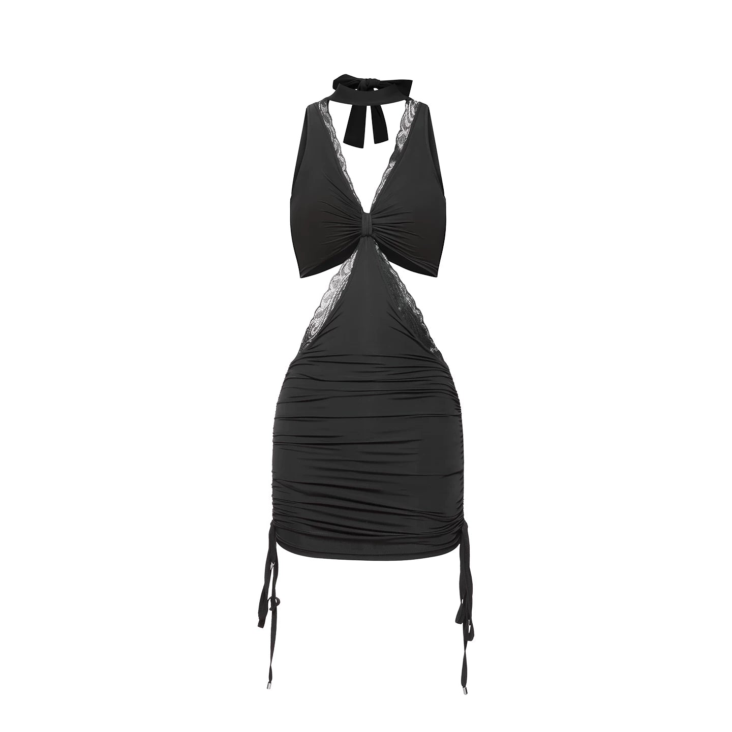 DUYQ children's style "Mountain Awakening Rain" 011 original hollow dress Latin dance girls practice clothes