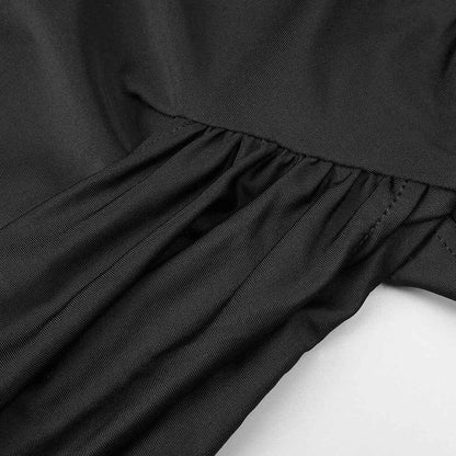 BD2650 slit backless halterneck dress