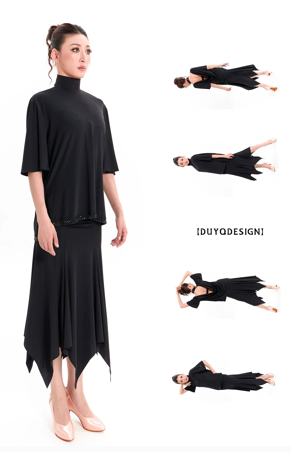 DUYQ "Mountain Awakening Rain Modern" 003 Loose One Size Top National Standard Women's Modern Dance Practice Suit Professional