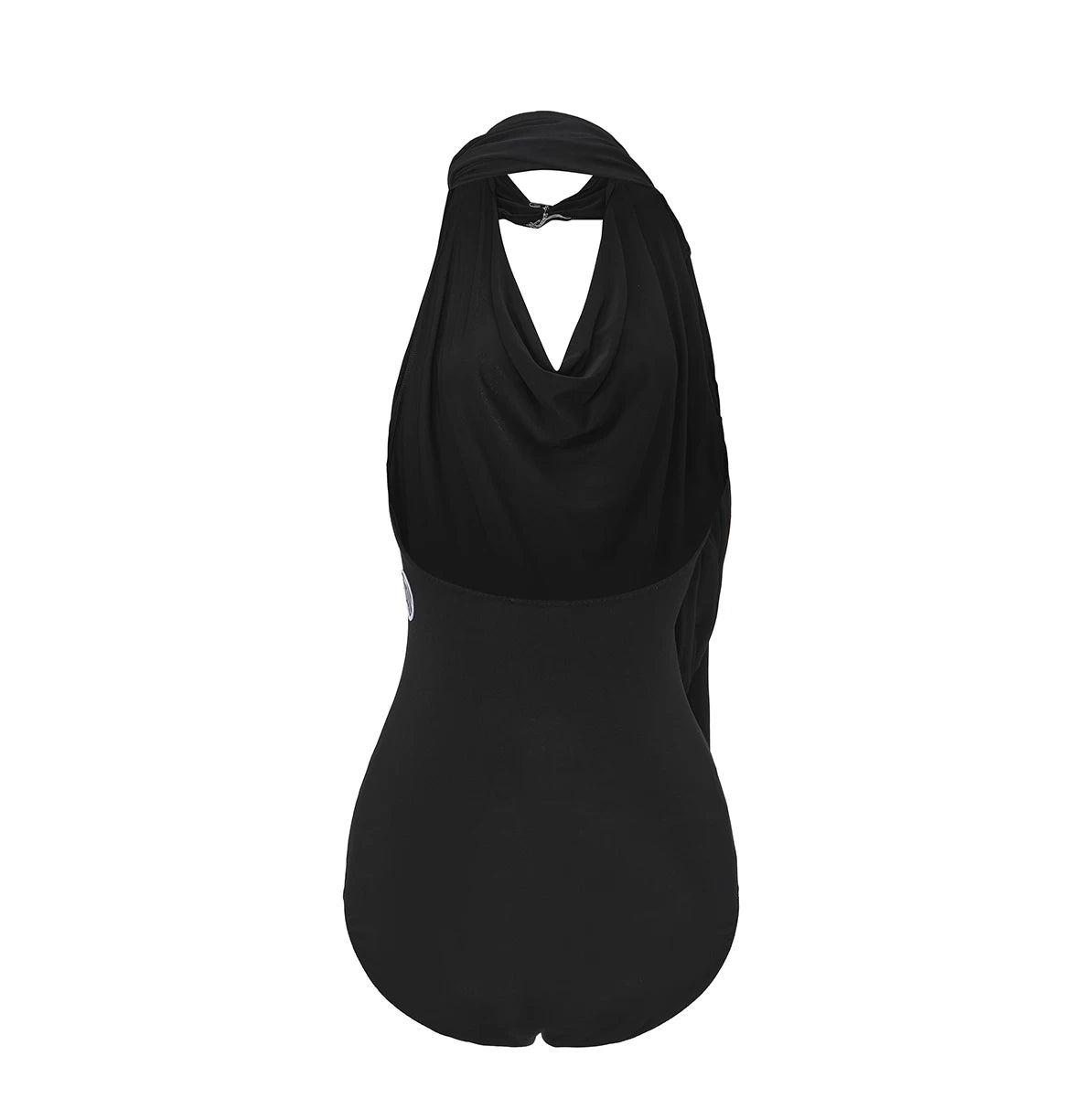 DUYQ-017 Scarf collar sleeveless one-piece top national standard Latin dance women's practice clothes advanced - Mine·Jas