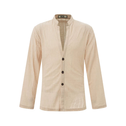 DUYQ "New Men" 015 Lightly Neutral Wind Top National Standard Men's Latin Dance Practice Suit Professional