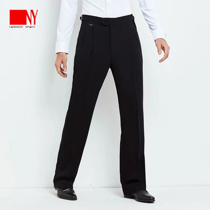 NY Fashion Men's Latin Ballroom Dance Loose Practice Competition Dance Pants 21106K