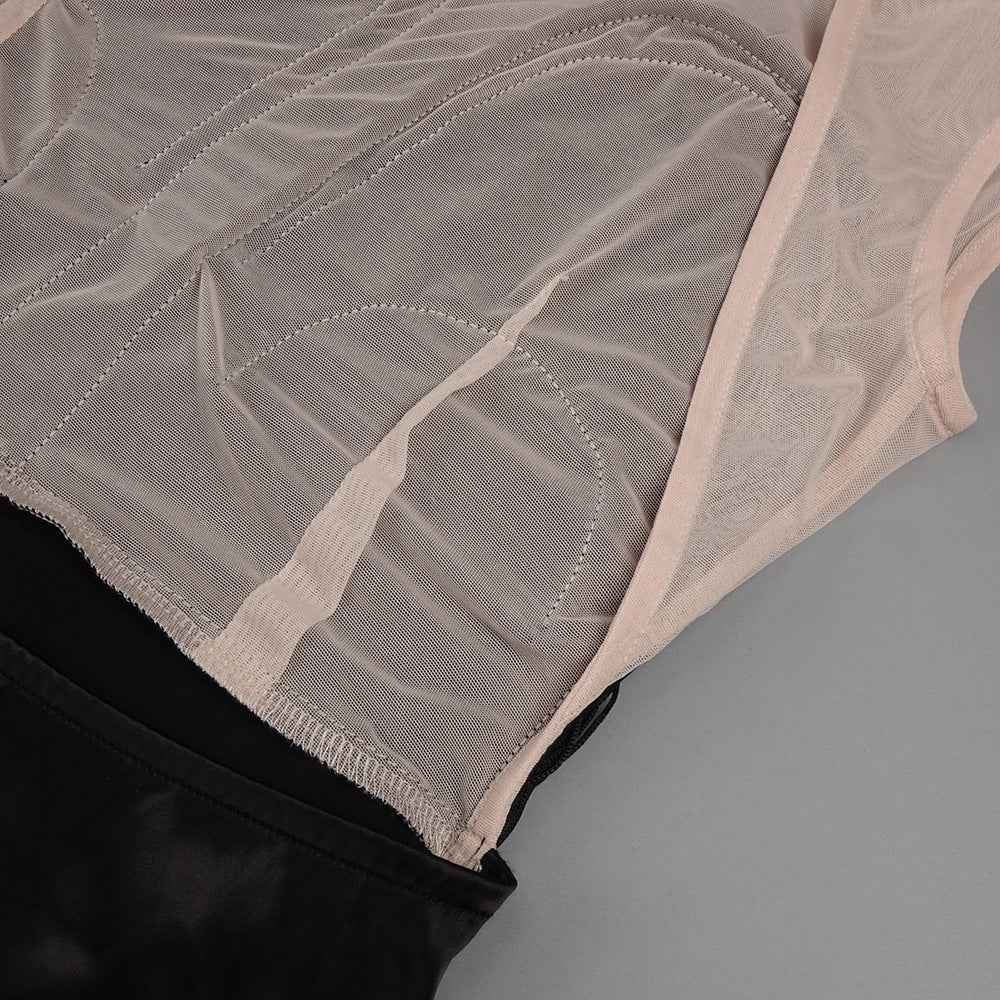 Z0058 V-neck slim long dress