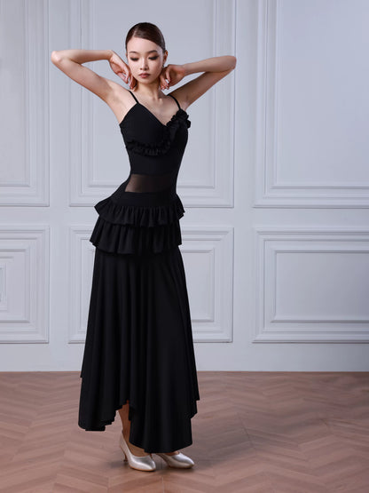 TID Modern Dance Dress New Premium Waltz Dress Adult Ladies Ballroom Dance Dress