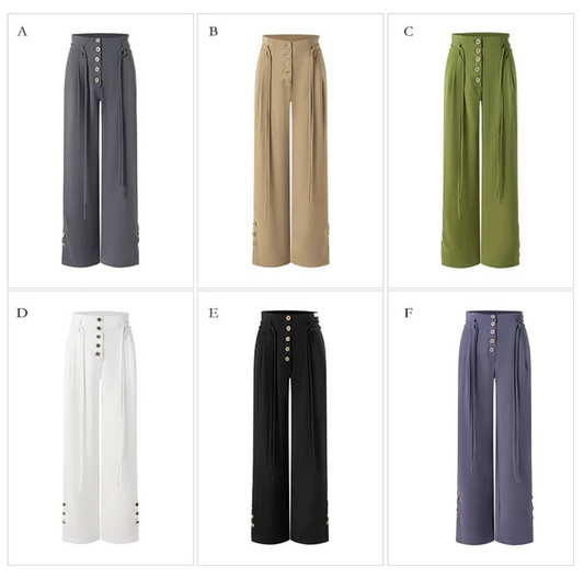 DUYQ.029 Convertible Balloon Pants – Women’s High-Waist Adjustable Casual Trousers | Versatile Two-Way Wear