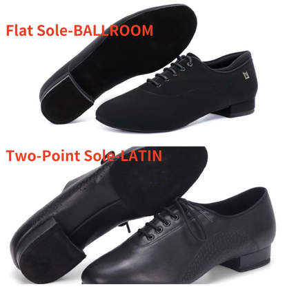 MINEJAS.MT040 Men’s Sparkly Slip-On Italian-Style Teacher Dance Shoes