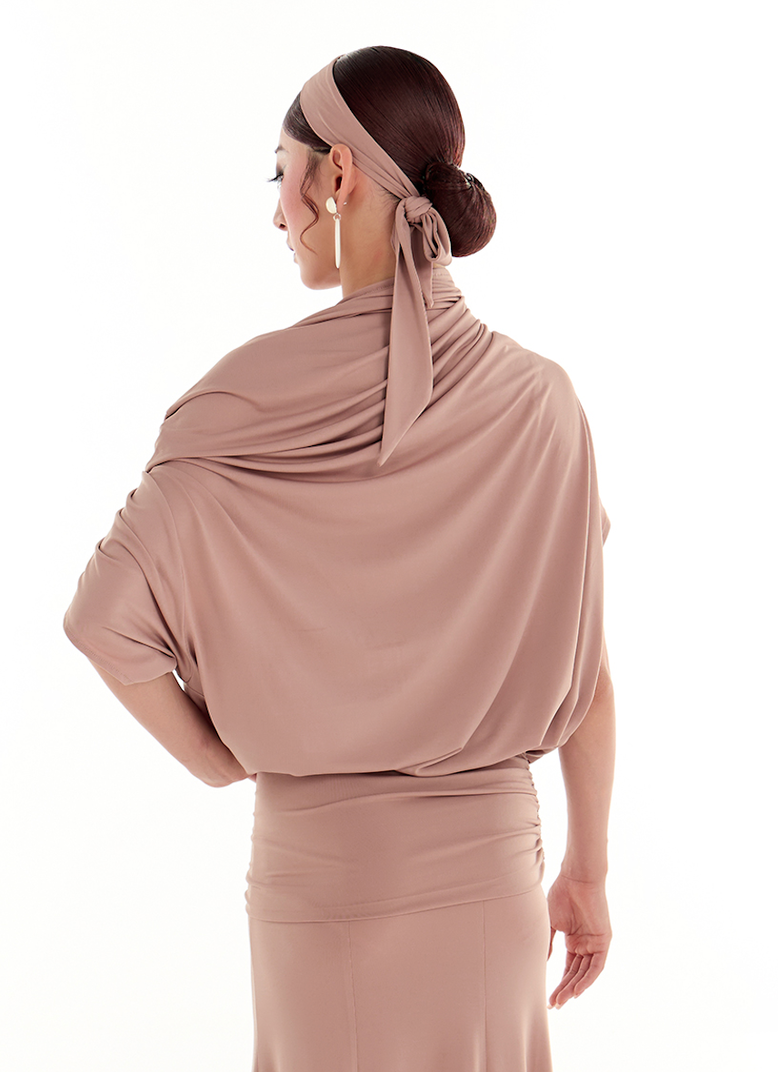 DUYQ Twin Blossom Ballroom 016 COCO Style Professional Practice Wear – Women’s Ballroom Top