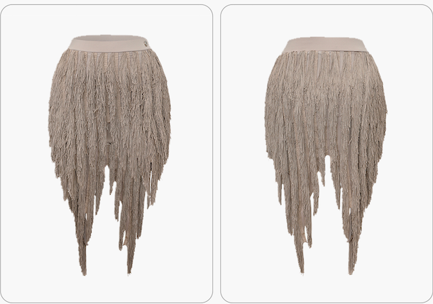 DUYQ 002 High-Grade Tassel Skirt for Latin Dance