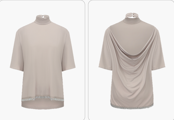 DUYQ 003 Loose Fit One-Size Top for Latin Practice - Mine·Jas
