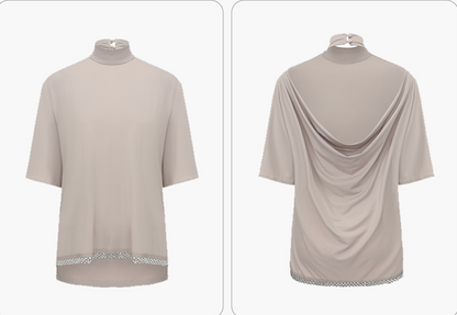 DUYQ 003 Loose Fit One-Size Top for Latin Practice - Mine·Jas