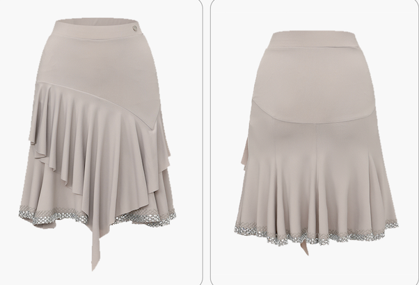 DUYQ 018 Premium Tassel Skirt for Latin Dance Practice - Mine·Jas