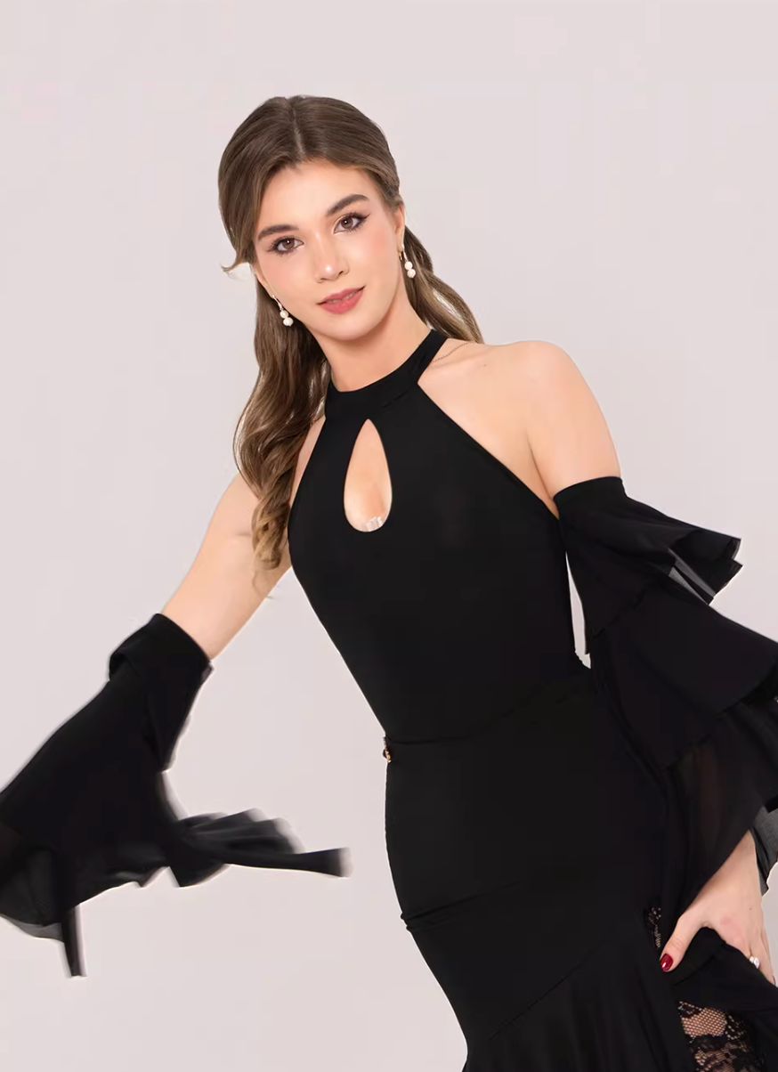 UDANCE Modern Body Suit Sleeveless Body Suit V-Neck Premium Versatile National Standard Modern AMD02