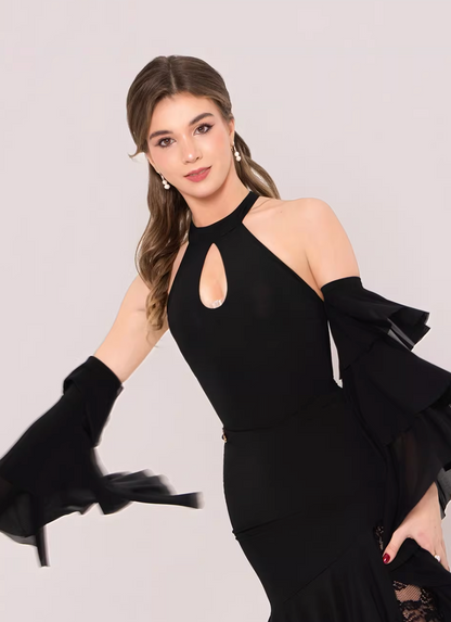 UDANCE Modern Body Suit Sleeveless Body Suit V-Neck Premium Versatile National Standard Modern AMD02