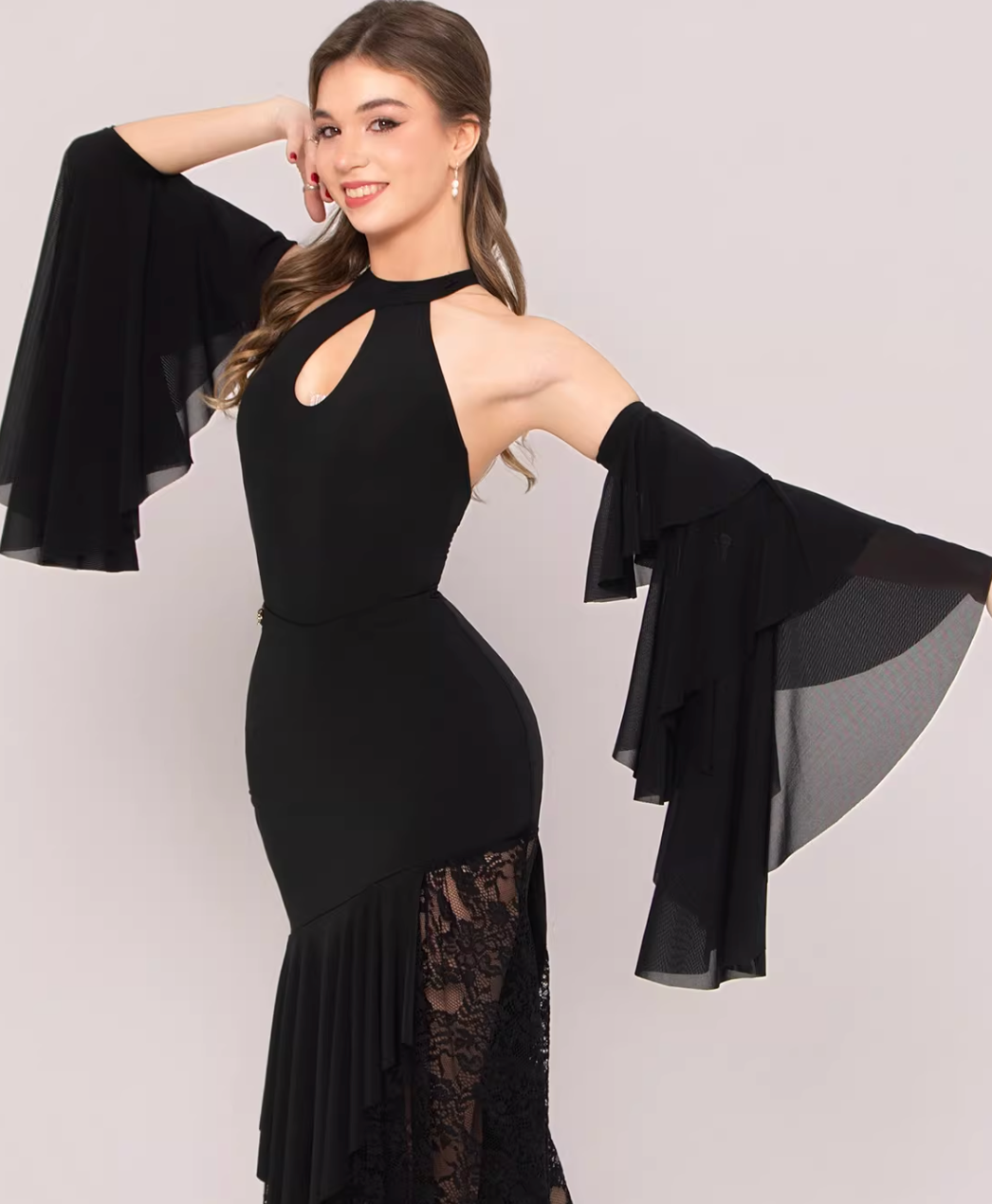 UDANCE Modern Body Suit Sleeveless Body Suit V-Neck Premium Versatile National Standard Modern AMD02