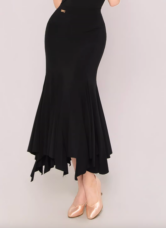 UDANCE ballroom long dress hip-wrapped long dress large skirt high waist design irregular skirt AMD08