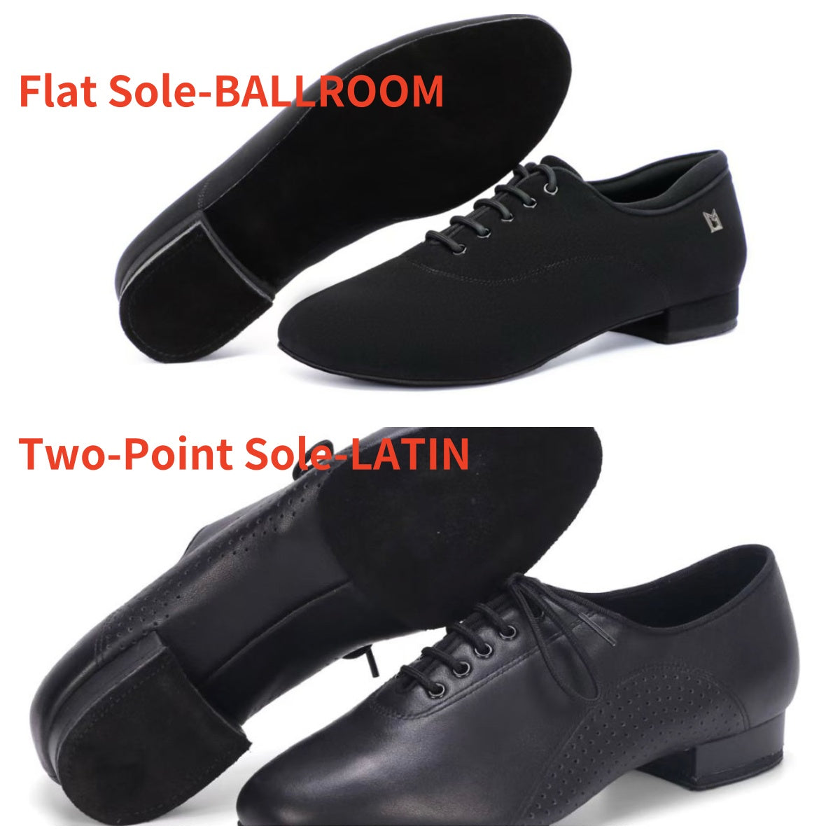 Elegant Black Woven Leather Men’s Dance Shoe BY DORIN FRECAUTANU