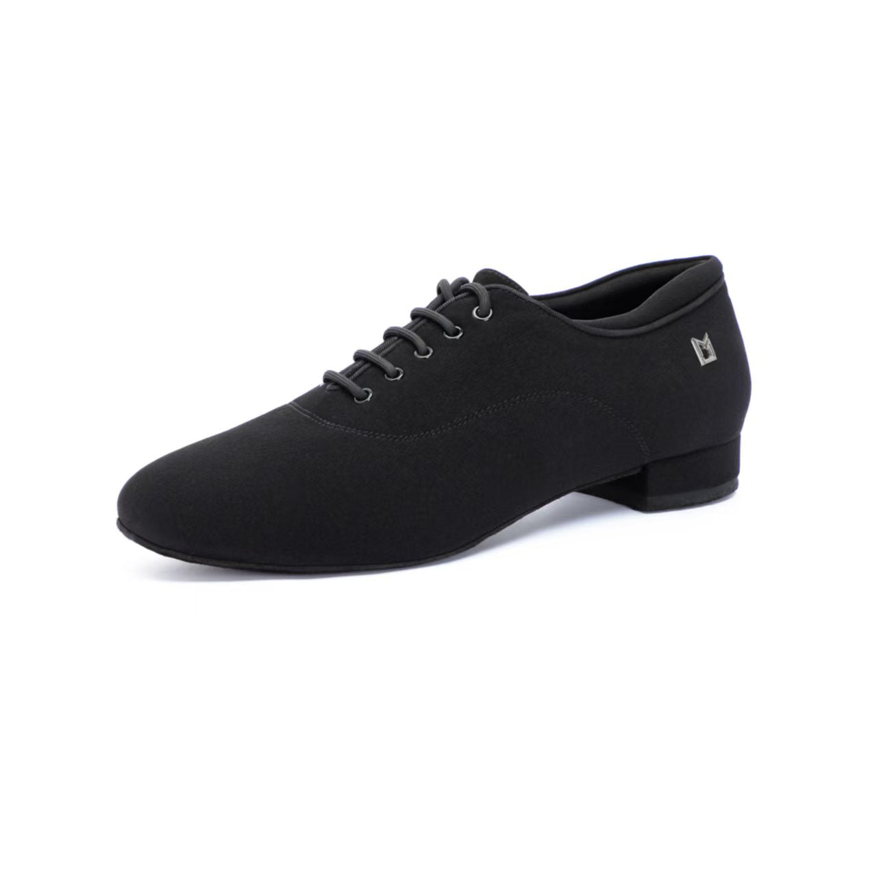 MINEJAS.B010 Black Fabric Men's Ballroom Dance Shoes