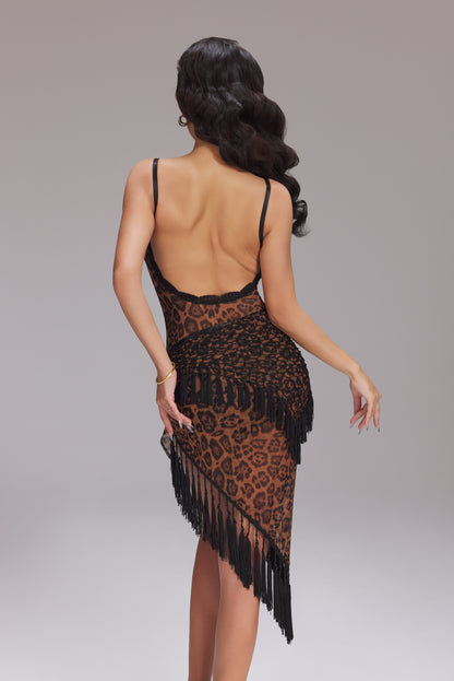 VERNA.VABGY020 Latin Dance Triangle Skirt | Hip Scarf Practice & Performance Wear - Mine·Jas