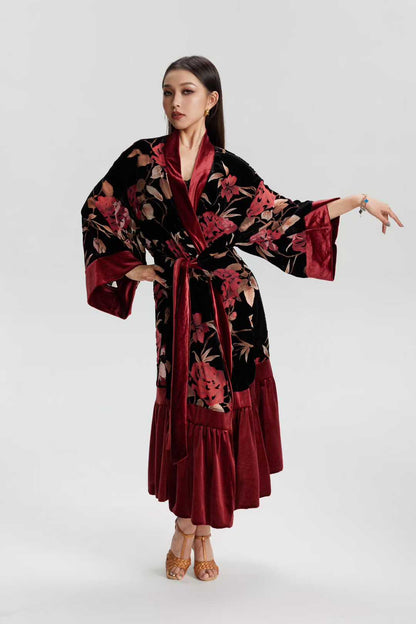 Verna Vintage Rose Latin Competition Gown