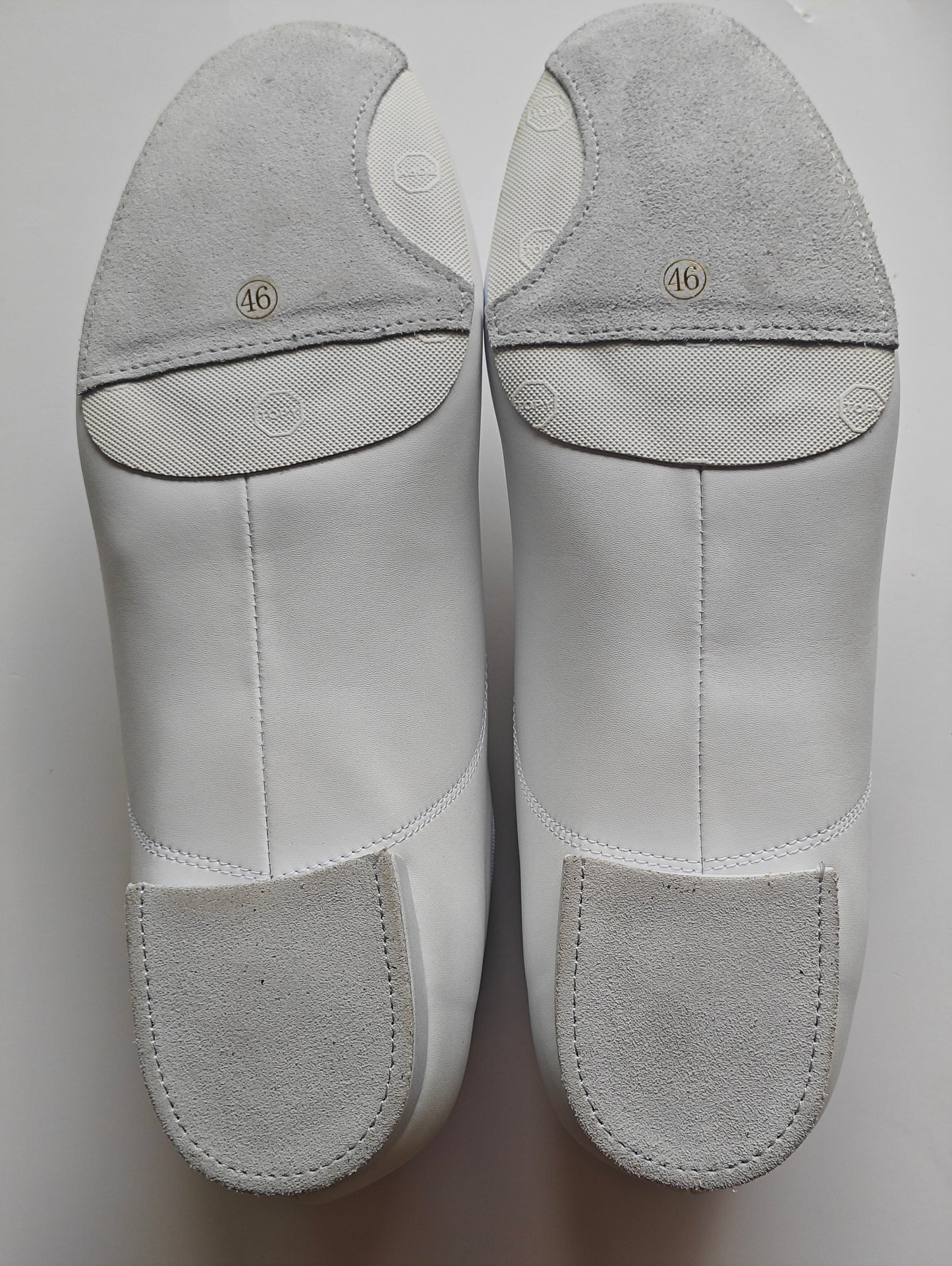 MINEJAS.B612 MENS WHITE LEATHER BALLROOM LATIN DANCE SHOES
