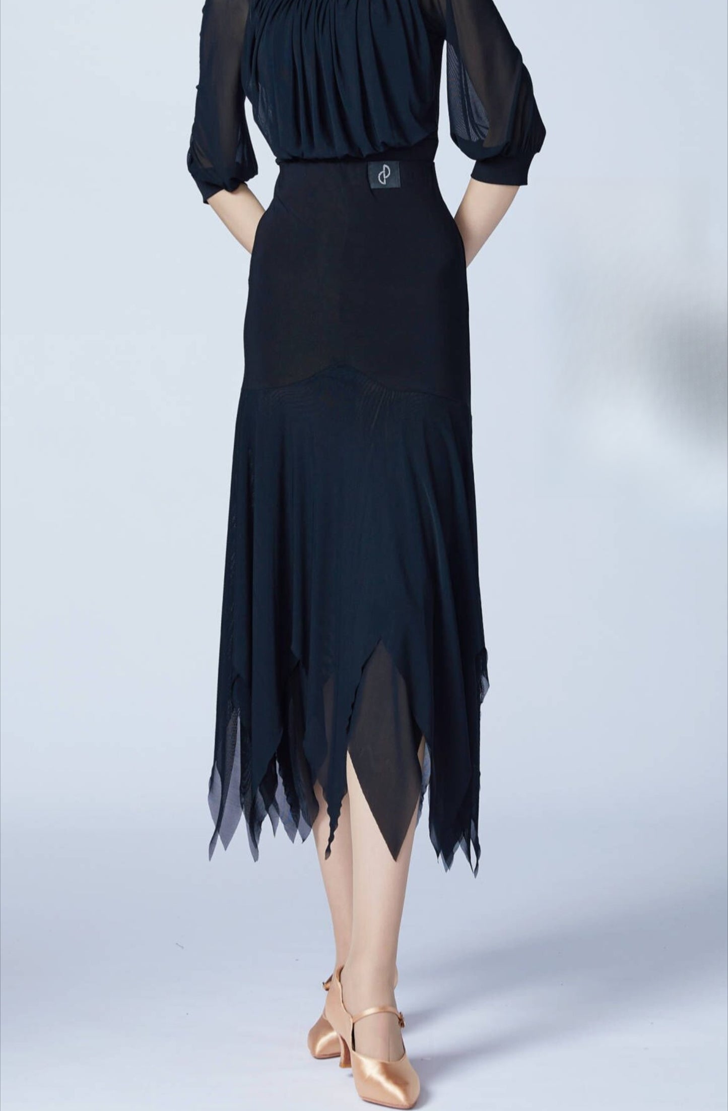 WD.Q26 Original Design Women's Skirt ballroom smooth Dance Practice Skirt