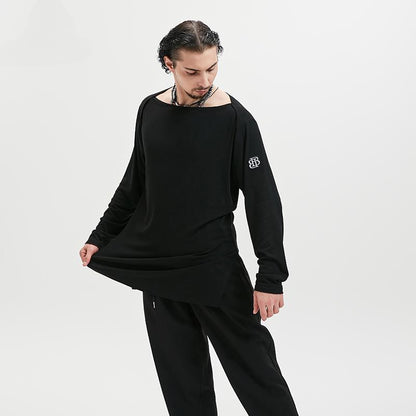 BOBO new boys Latin dance suit T-shirt men's national ballroom dance professional training Latin practice suit dance top