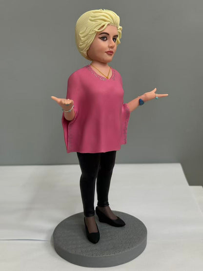 Handcrafted Clay Figurine – Unique Handmade Sculpture, Collectible Art Gift