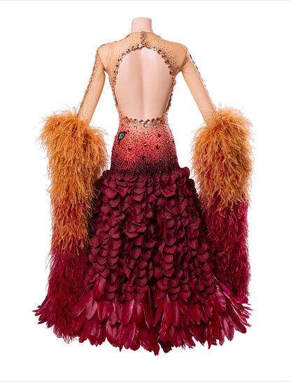 TID brand modern dance suit new women's dress ballroom dance skirt ballroom dance professional competition suit M1230A