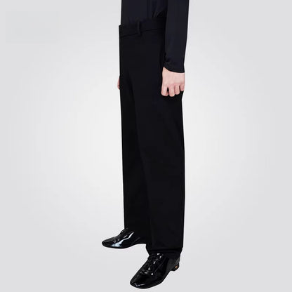 NY Fashion Men's Ballroom Dance Bottom Pants National Banner Dance Straight Pants Men's Practice Pants 25101K