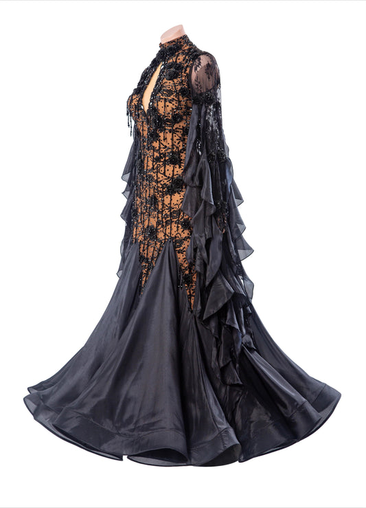 TID brand modern dance suit new women's dress ballroom dance skirt ballroom dance professional competition suit M1293