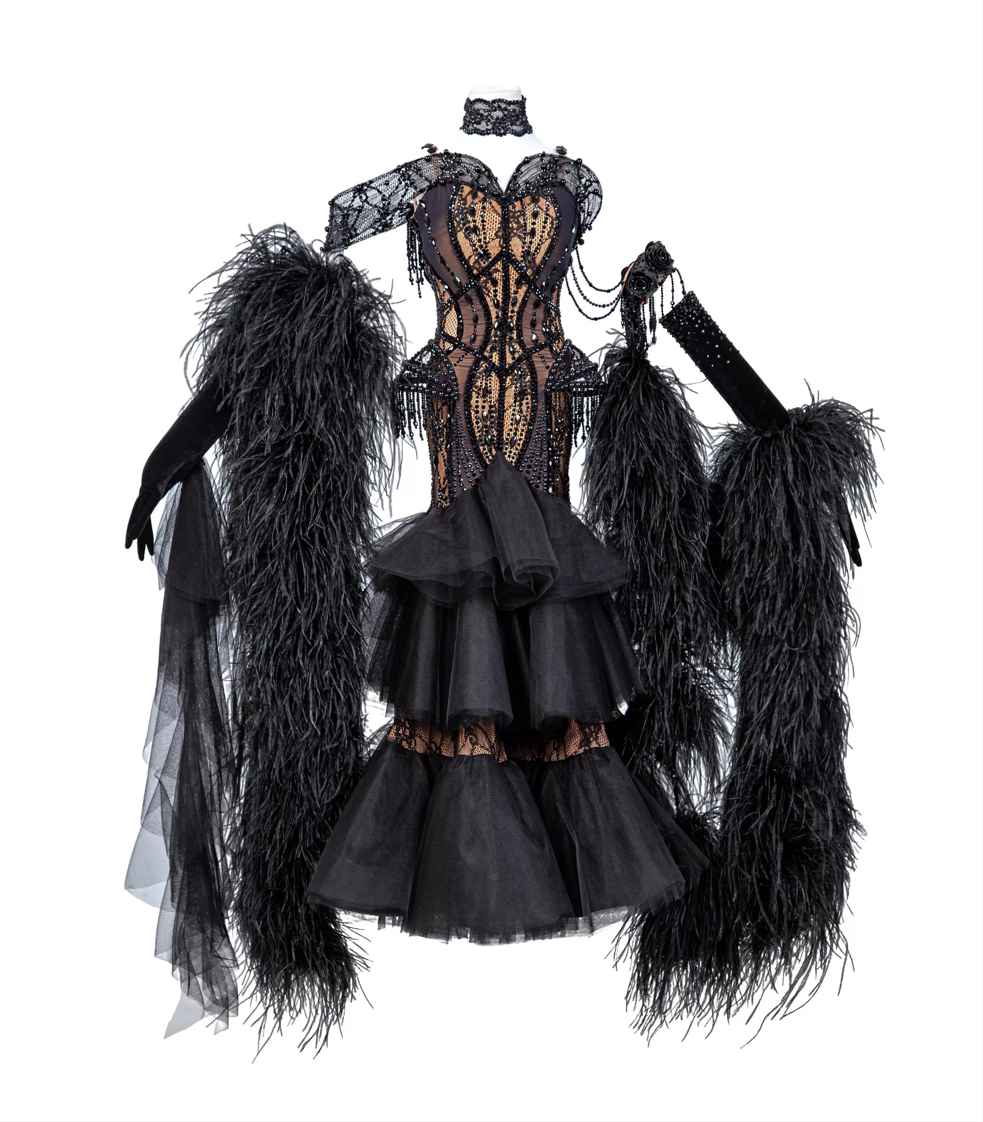 TID women's ballroom costume ballroom dance professional competition dress M1297 - Mine·Jas