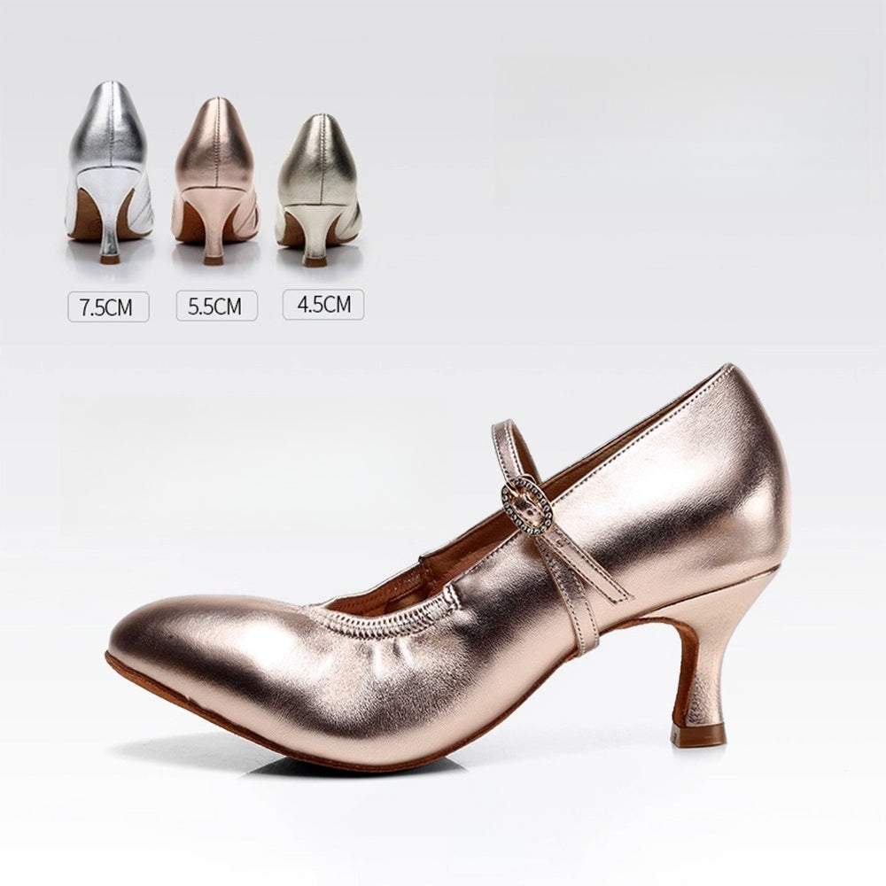 DRH-202 lamb skin female adult modern dance shoes national ballroom dance soft-soled practice shoes ballroom dance shoes waltz