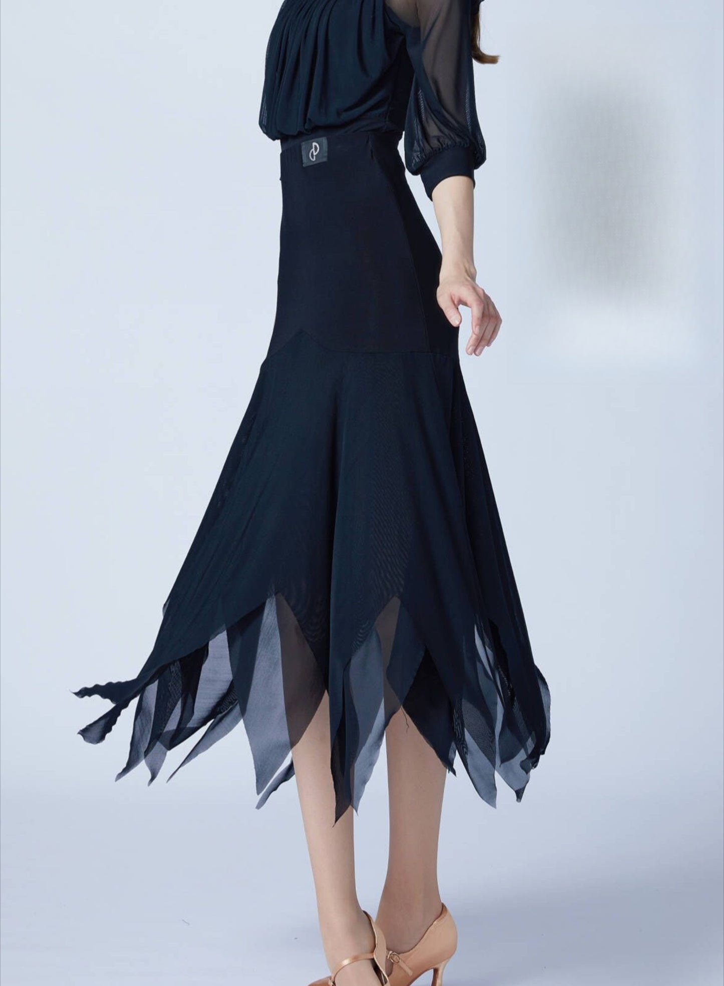 WD.Q26 Original Design Women's Skirt ballroom smooth Dance Practice Skirt