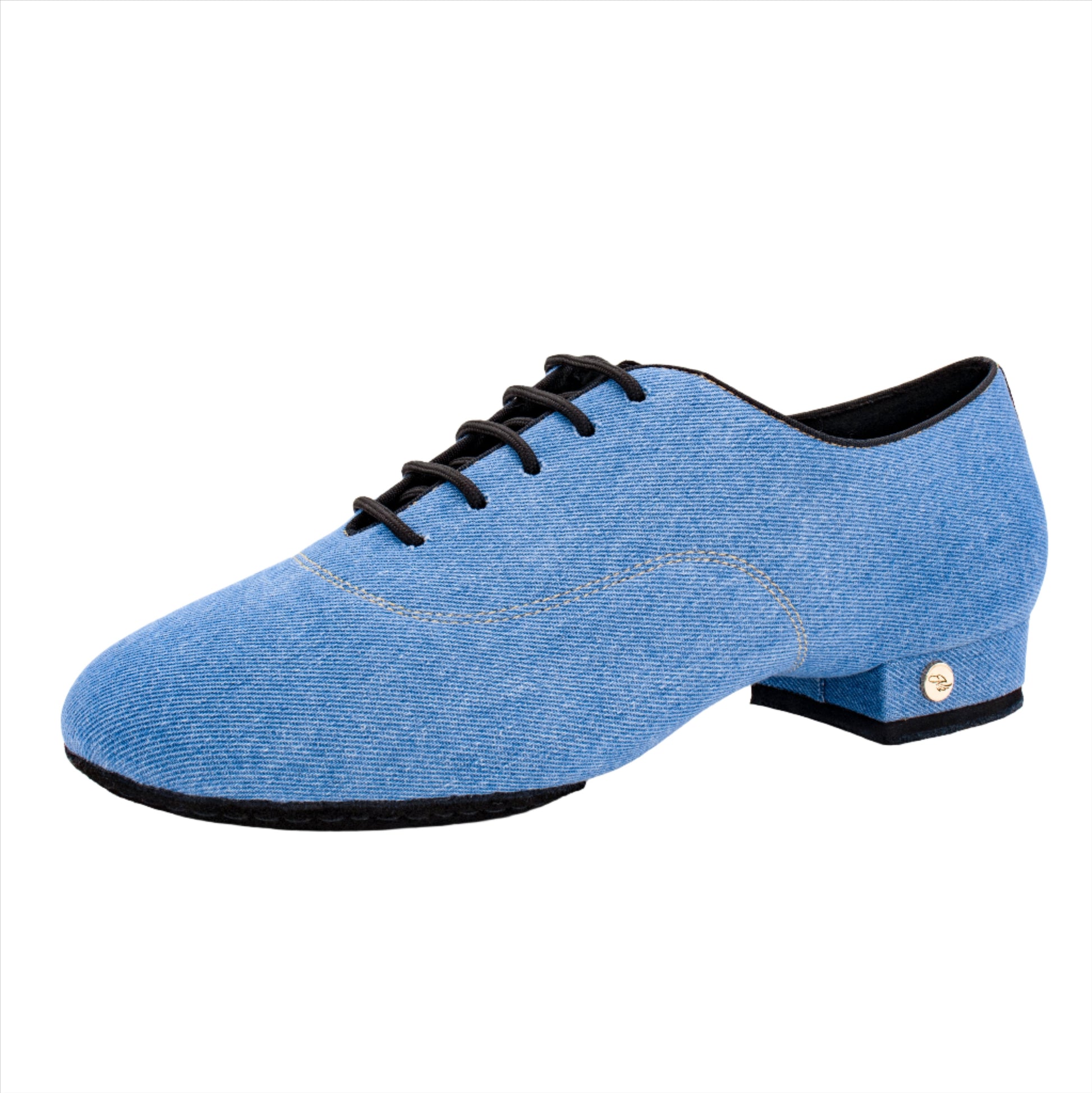mens jeans fabric ballroom dance shoes